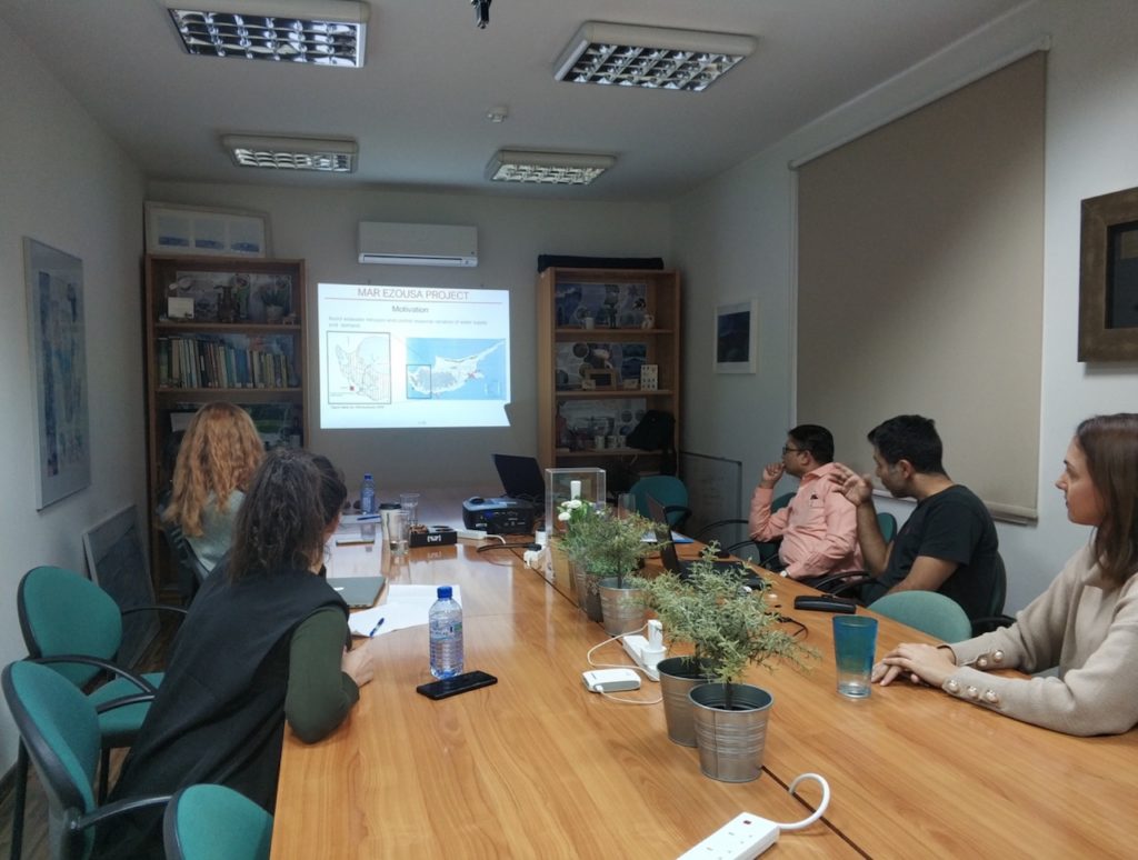 Project presentation at the at NIREAS facilities in Nicosia, Cyprus